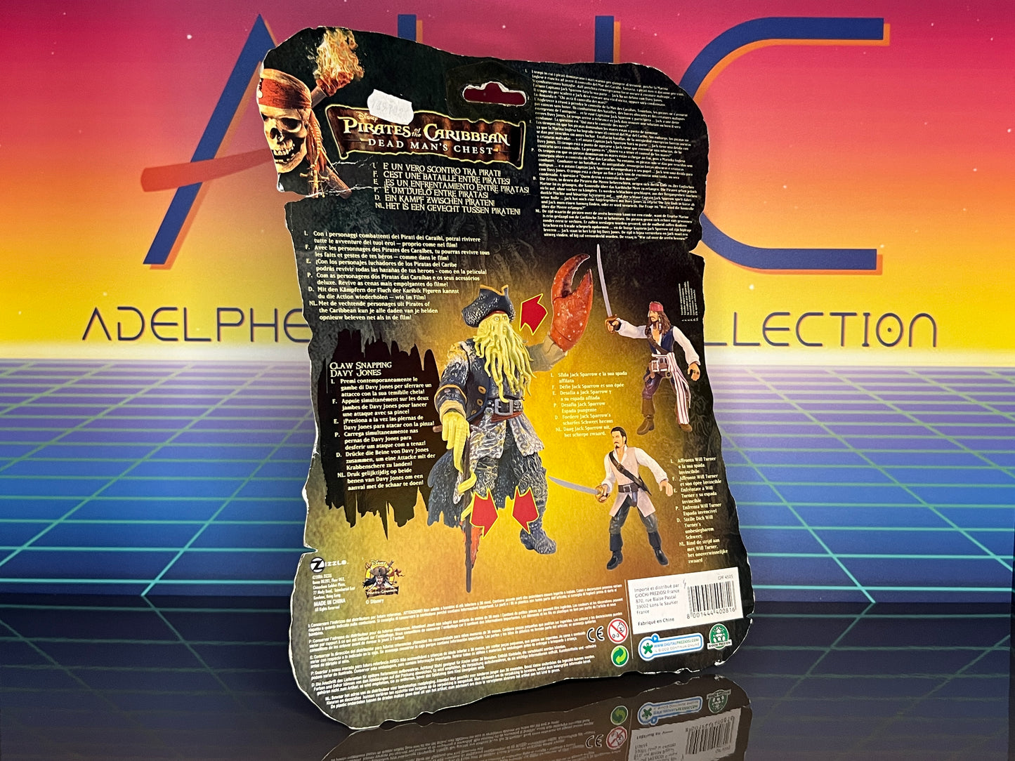 Figurines PIRATES DES CARAIBES Davy Jones