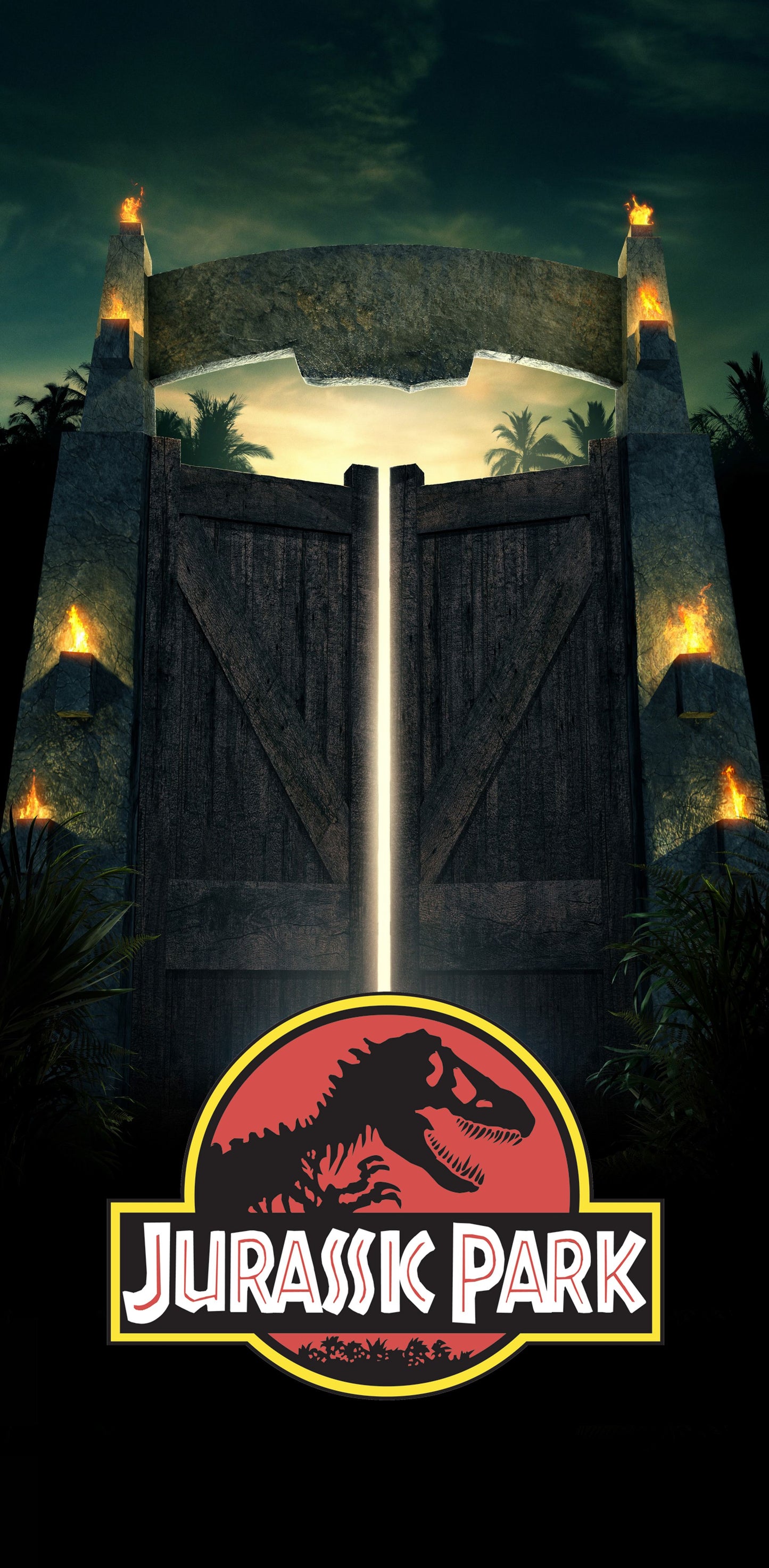 Cover Mat pour vitre flipper JURASSIC PARK