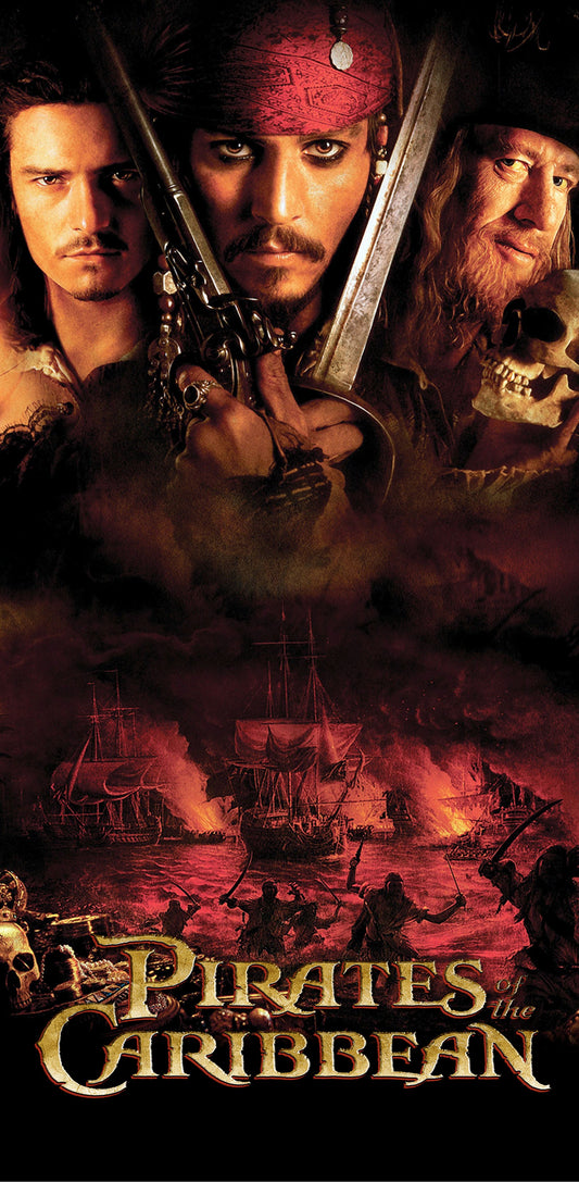 Cover Mat pour vitre flipper PIRATES DES CARAÏBES